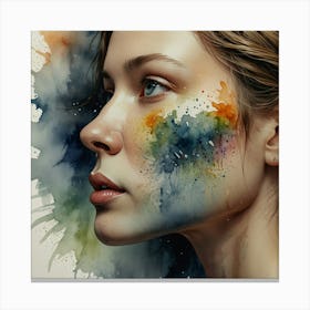 Watercolor Painting 3 Canvas Print