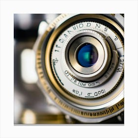 Close Up Of A Camera Lens 1 Canvas Print