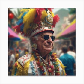 Colombian Festivities Haze Ultra Detailed Film Photography Light Leaks Larry Bud Melman Trendi (22) Canvas Print