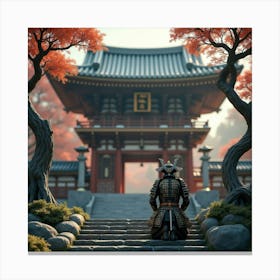 Samurai Art 58 Canvas Print