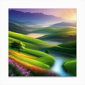 Landscape Wallpaper Hd 3 Canvas Print