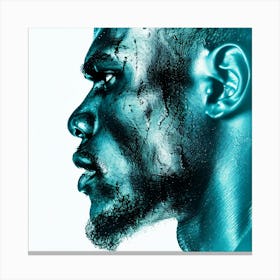 Portrait Of a Black Man 1 Canvas Print