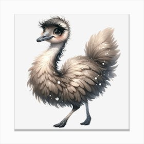 Ostrich Canvas Print