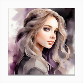 Girl In Dreams Canvas Print