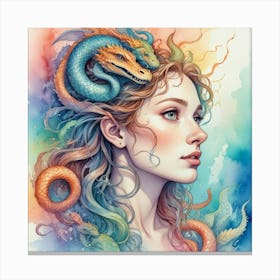 Mermaid 14 Canvas Print