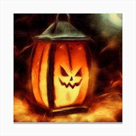 Halloween Lantern 1 Canvas Print