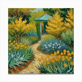 In The Garden van Gogh wall art Art Print 1 Canvas Print