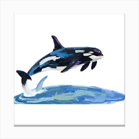 Orca Whale 07 Canvas Print