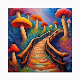 Mushroom Bridge Canvas Print