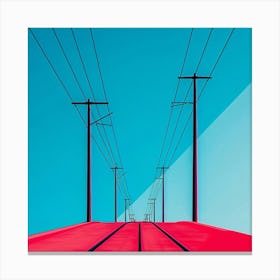 Red And Blue Canvas Print