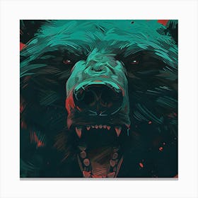 Bear'S Head 1 Canvas Print