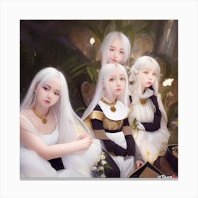 Asian Cosplay Canvas Print