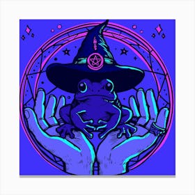 Frog Witch Canvas Print