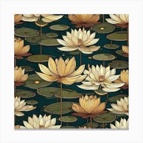 Water Lilies 2 Canvas Print