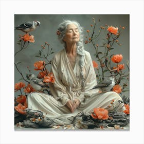 'The Old Woman' Canvas Print