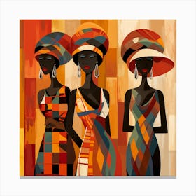 Three African Women 32 Canvas Print