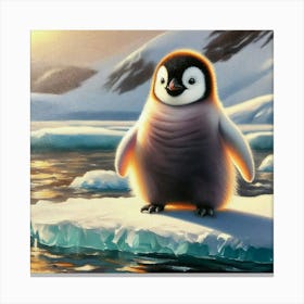 Penguin art Canvas Print