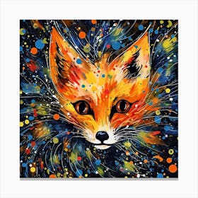 Fox Painting 5 Canvas Print