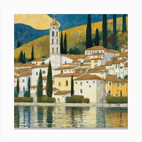 Kirche In Cassone, Gustav Klimt 24 Canvas Print