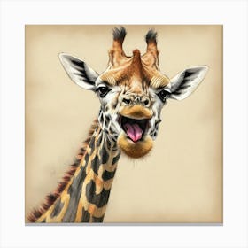 Giraffe 124 Canvas Print