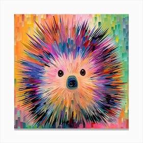 Hedgehog Print 1 Canvas Print
