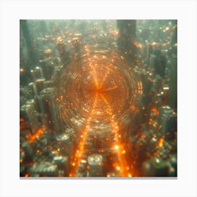 Abstract City - Abstract Stock Videos & Royalty-Free Footage Canvas Print