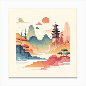 Asian Landscape 35 Canvas Print