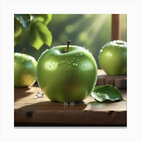 Green Apples Canvas Print