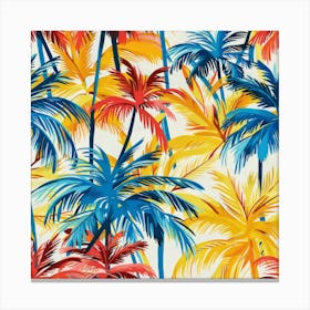 Tropical Palm Trees 5 Canvas Print