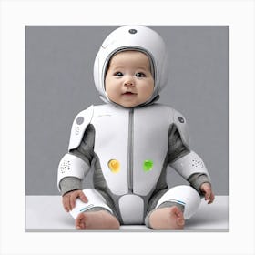 Robot Baby 2 Canvas Print