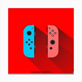 Joystick Nintendo Switch Canvas Print