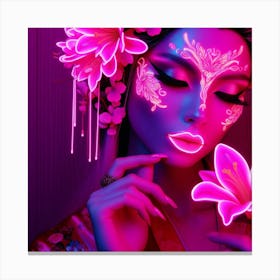 Neon Art 1 Canvas Print