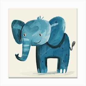 Charming Illustration Elephant 1 Canvas Print