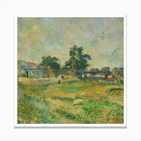 House In The Countryside.Printed wall painting, high-level art. Canvas Print