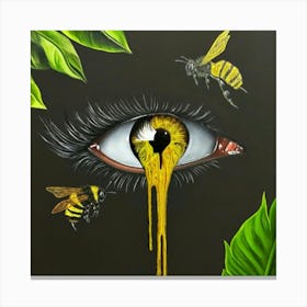 Bee Eye Canvas Print