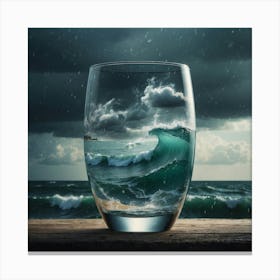 Glass Of Water 1 Canvas Print