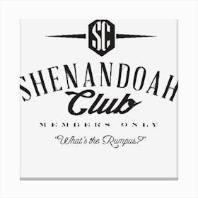 Shenandoah Club Canvas Print