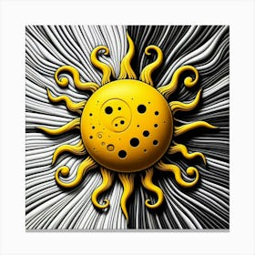 Sun And Moon 1 Canvas Print