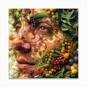 Face Canvas Print