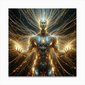 Futuristic Man Canvas Print