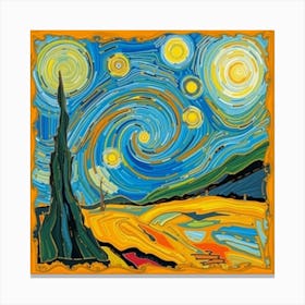 Starry Night 39 Canvas Print