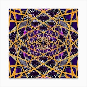 Abstract Psychedelic Pattern 11 Canvas Print