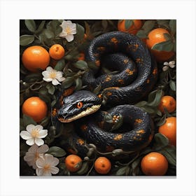 A dark snake 1 Canvas Print