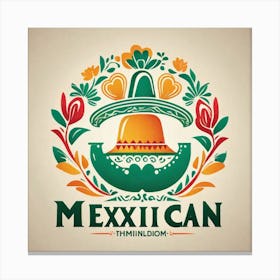 Mexican Logo 1 Canvas Print