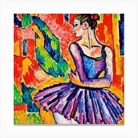 Ballerina of Colors Canvas Print