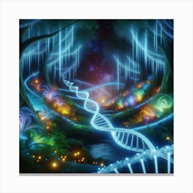 Dna Forest Canvas Print