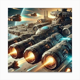 Void Citadel Armament Converted Canvas Print