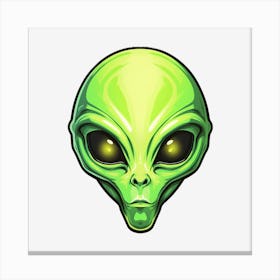 Alien Head Canvas Print