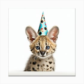 Cheetah Birthday Party Canvas Print