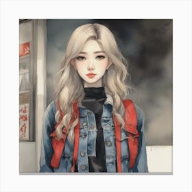 Asian Girl 18 Canvas Print